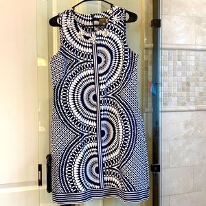 Navy And White Taylor Dress